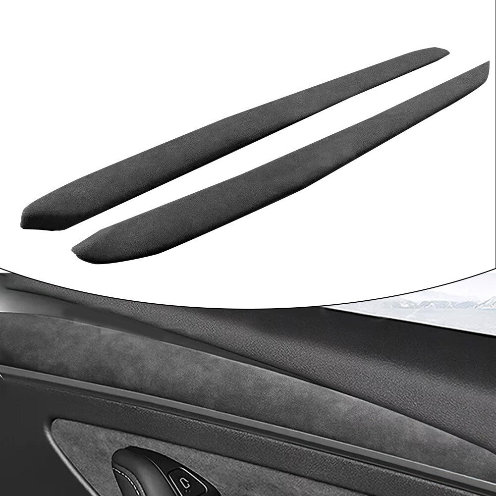 for Tesla Model 3 Y 2017-2022 Car Interior Door Panel Cover Trim Suede black new