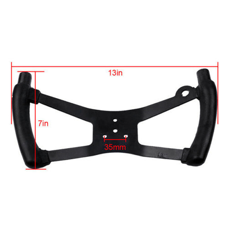 Car Steering Wheel Butterfly Style For Riding Lawn Mower Racing Go Kart 340x170