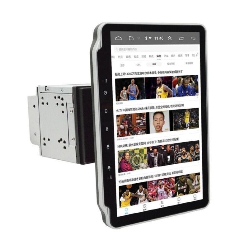 MP5 Car Stereo Player Rotatable Double 2DIN 10.1in Android 9.1 In-Dash Camera