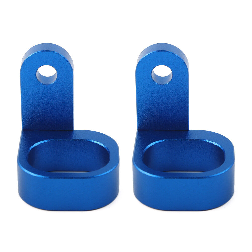 Rear Brake Line Hose Clamp Blue Fit for Suzuki DRZ400SM 2005-22 RMX450Z 2010-11 Pair