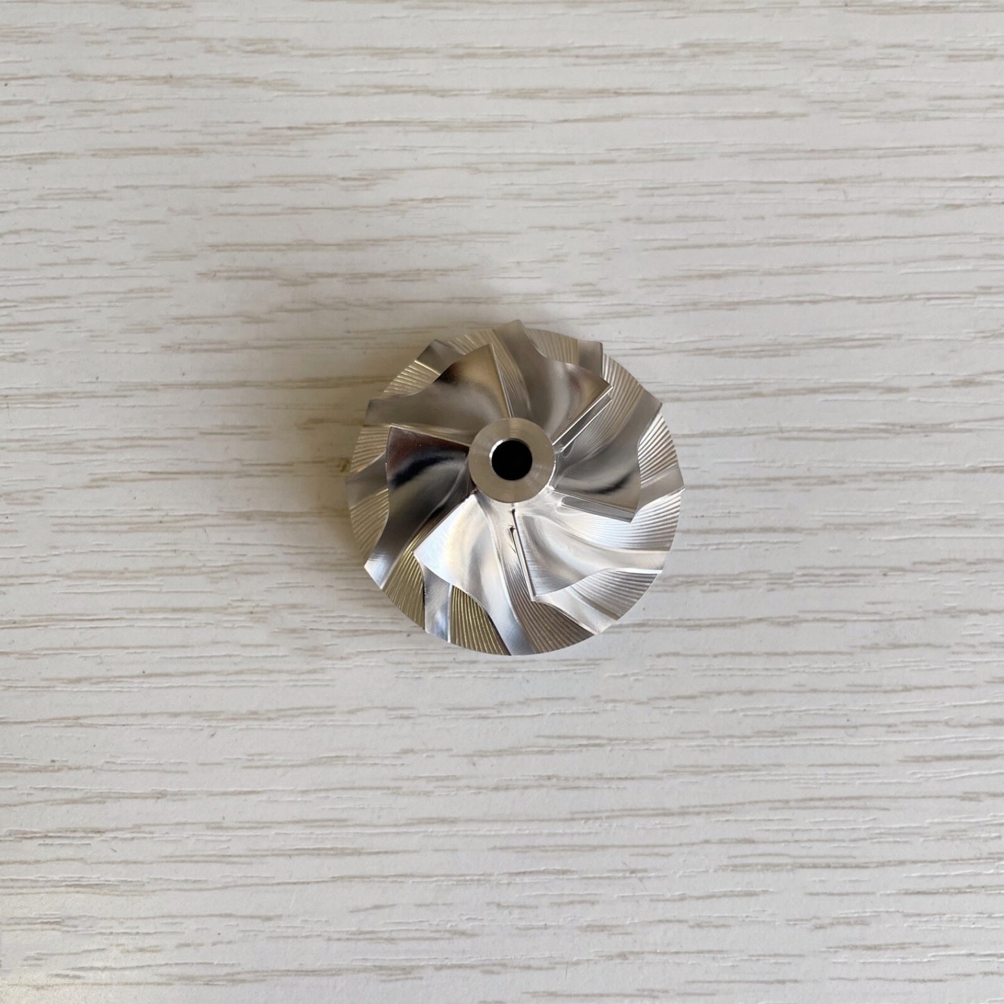 GT12 26.85/38.40 mm 6+6 Blade High-Performance Turbine Billet Compressor Wheel