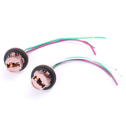 7443 Car Bulb Socket Brake Turn Signal Light Harness Wire LED Tail Plug 7440 T20