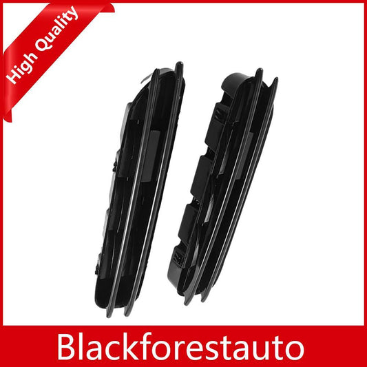 2Pcs Front Left+Right Wing Fender Grille For 5' E60 2003-2009 E61 LCI 2005-2010