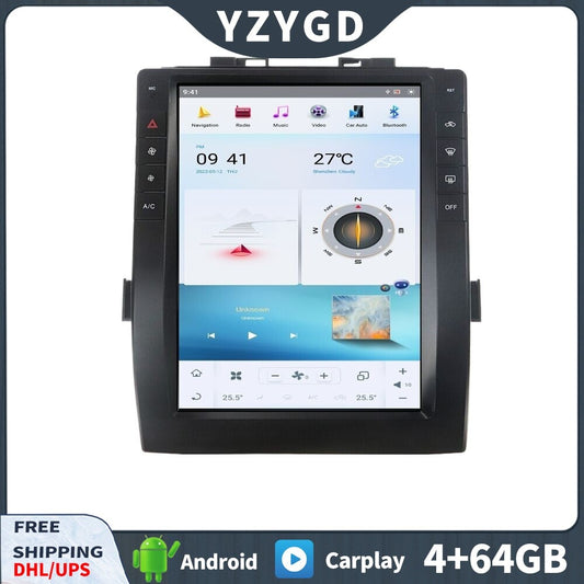 for Toyota Alphard 2015-2019 Android Carplay 2Din Car Radio Screen Receiver 64GB