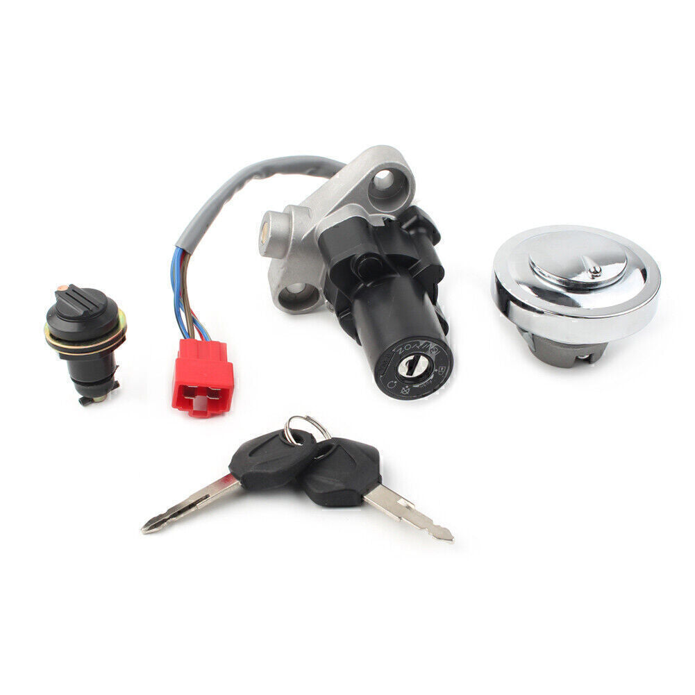 Fuel Gas Cap Ignition Switch for Seat Lock Set for Yamaha XVS1100 V-Star Silverado