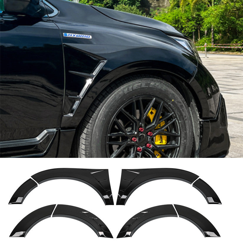 for Honda CR-V 2017-2022 Black Fender Flares Wheel Eyebrow Round Arc Wide body
