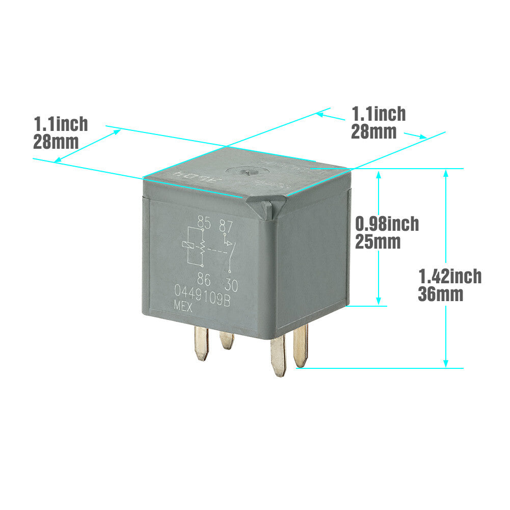 4-Pins Relay Starter for GMC for Chevy for Pontiac for Cadillac for Buick for Saturn 12193604