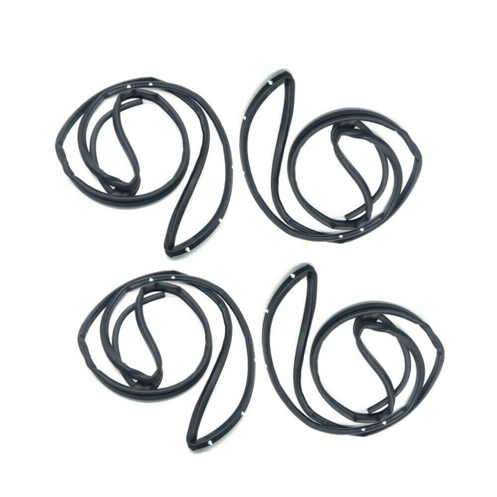 for Civic 2006-2011 Door Weatherstrip 4PC Sllence Opening Gasket On Door