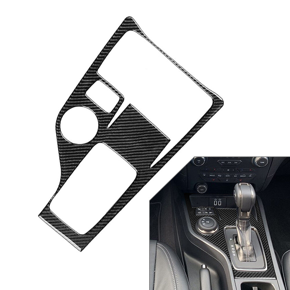 Carbon Fiber Gear Shift Panel Cover Trim for Ford Ranger Sport 2020-2022 2020