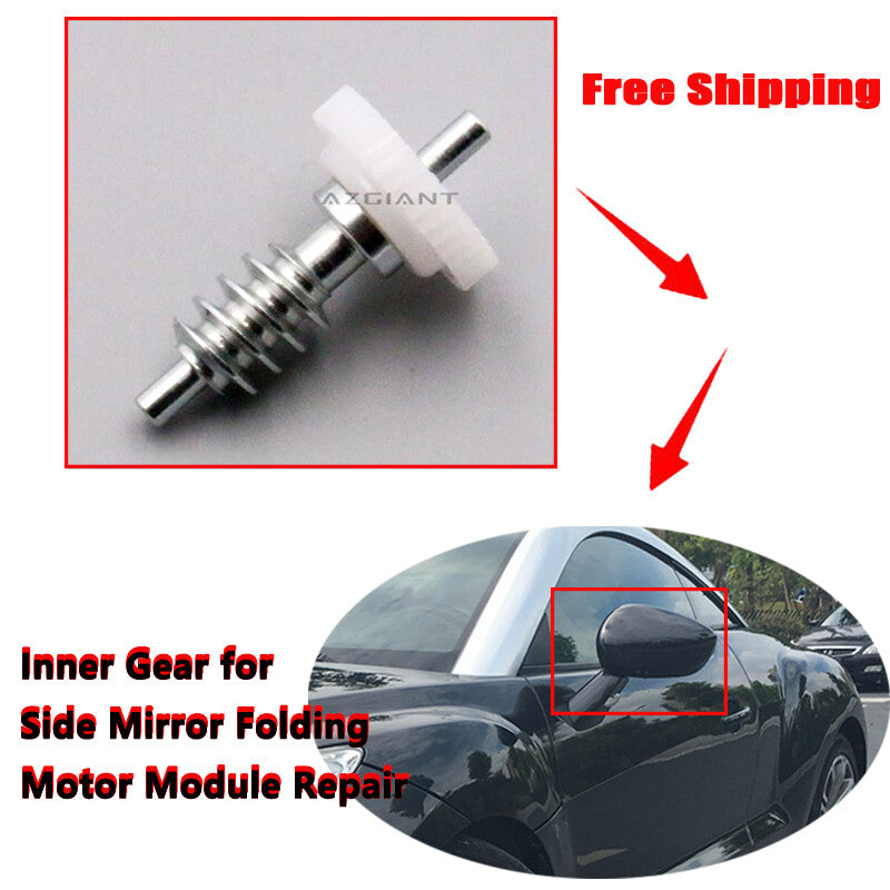Repair of the folding motor gear for the exterior side mirrors is applicable to 2011-2015 for Peugeot RCZ.
