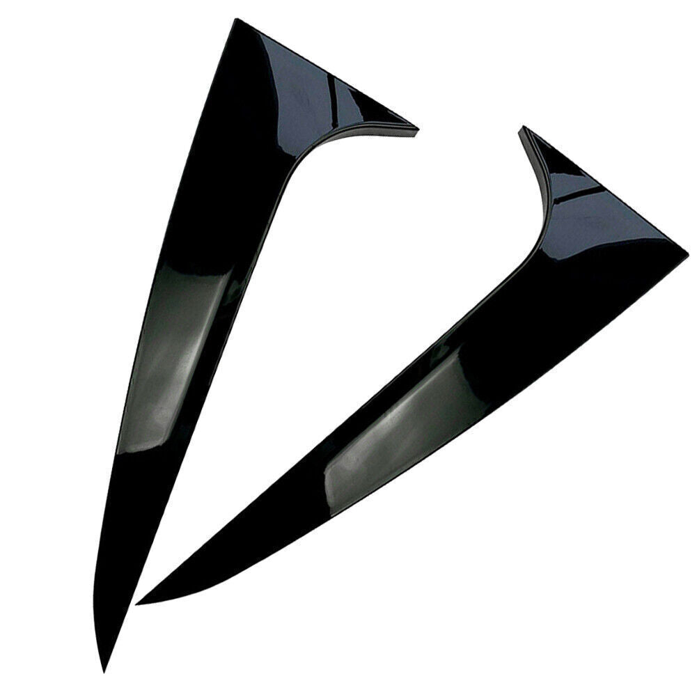 Glossy Black Car Rear Window Spoiler Side Wing Cover Fit for BMW X4 G02 2019-2020