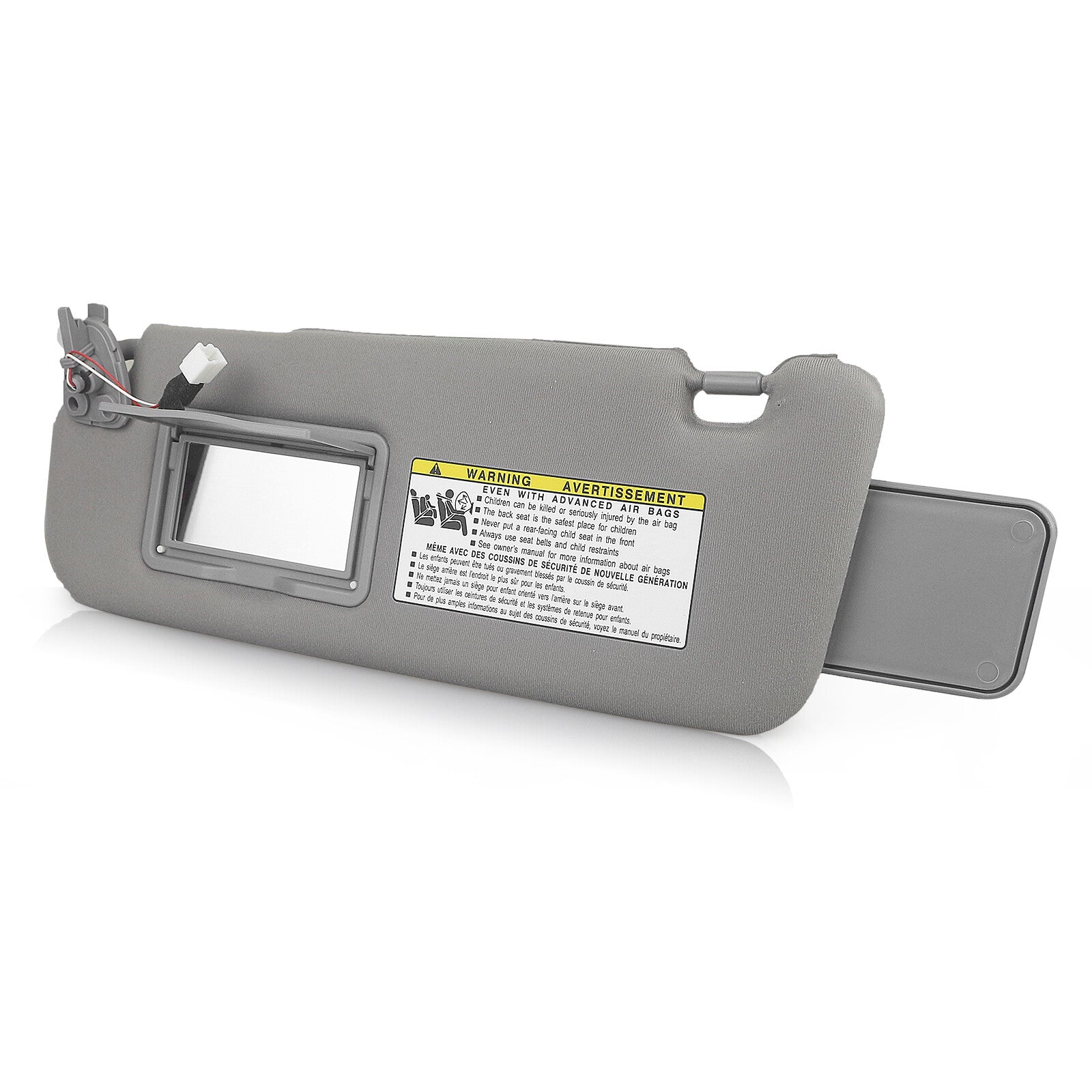 new 1-piece driver's side sun visor sunshade kit, grey, suitable for 2006-2008/2007 for Hyundai Sonata.