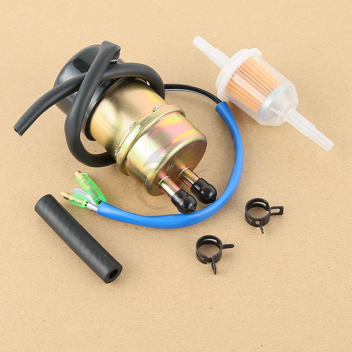 12V Fuel Pump Fit for Kawasaki Mule 3000 3010 3020 2500 2510 2520 REF.49040-1055