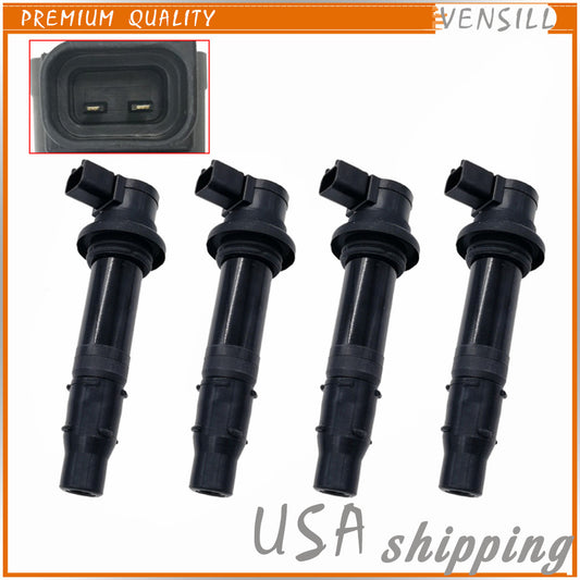 4PCS Ignition Coil Pack F6T558 for Yamaha MT-07 R1 YZF-R1 RJ15 BJ FZ8 09 Engine