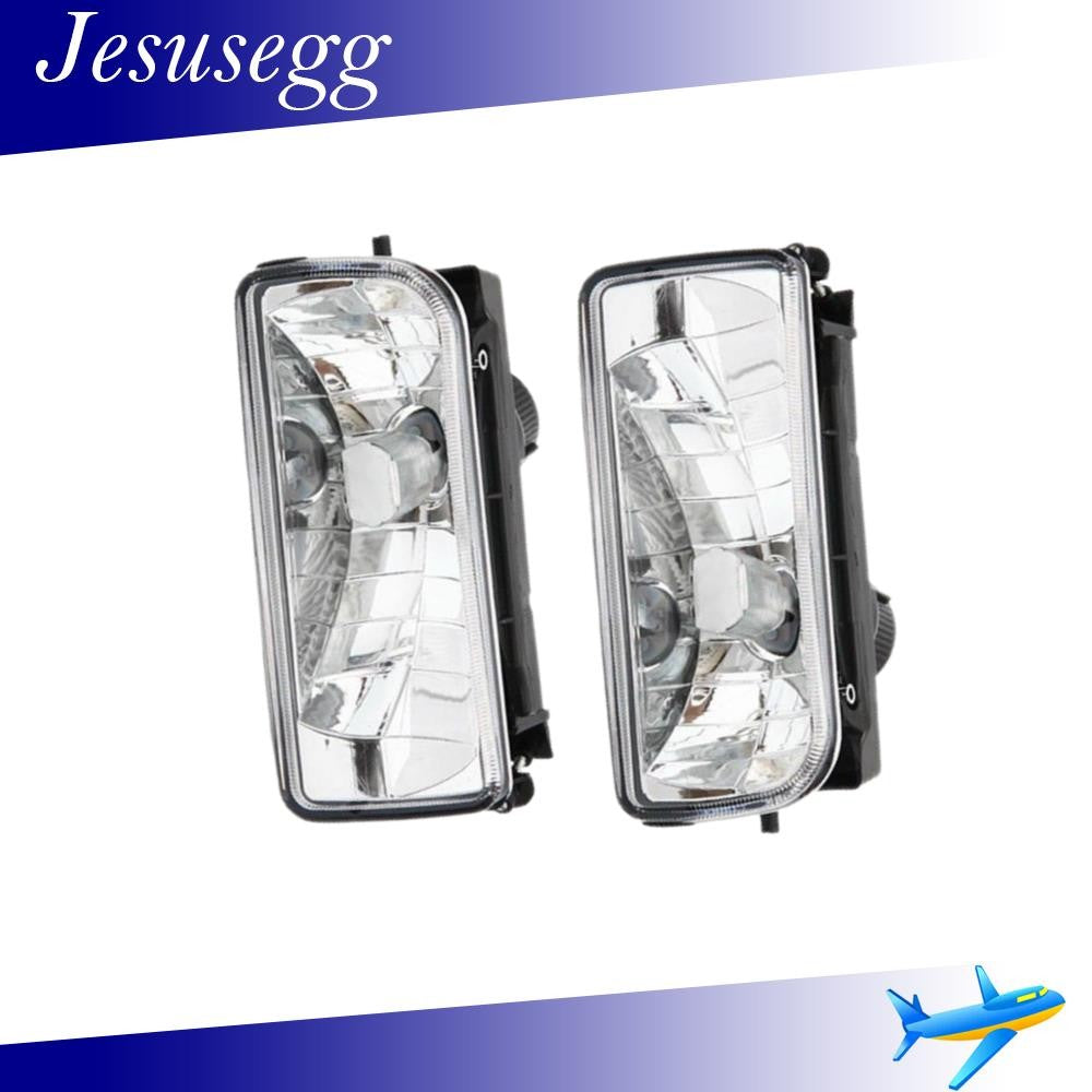 Front Left Right Bumper Fog Light Without Bulb Clear Fits For 3' E36 1992-1998