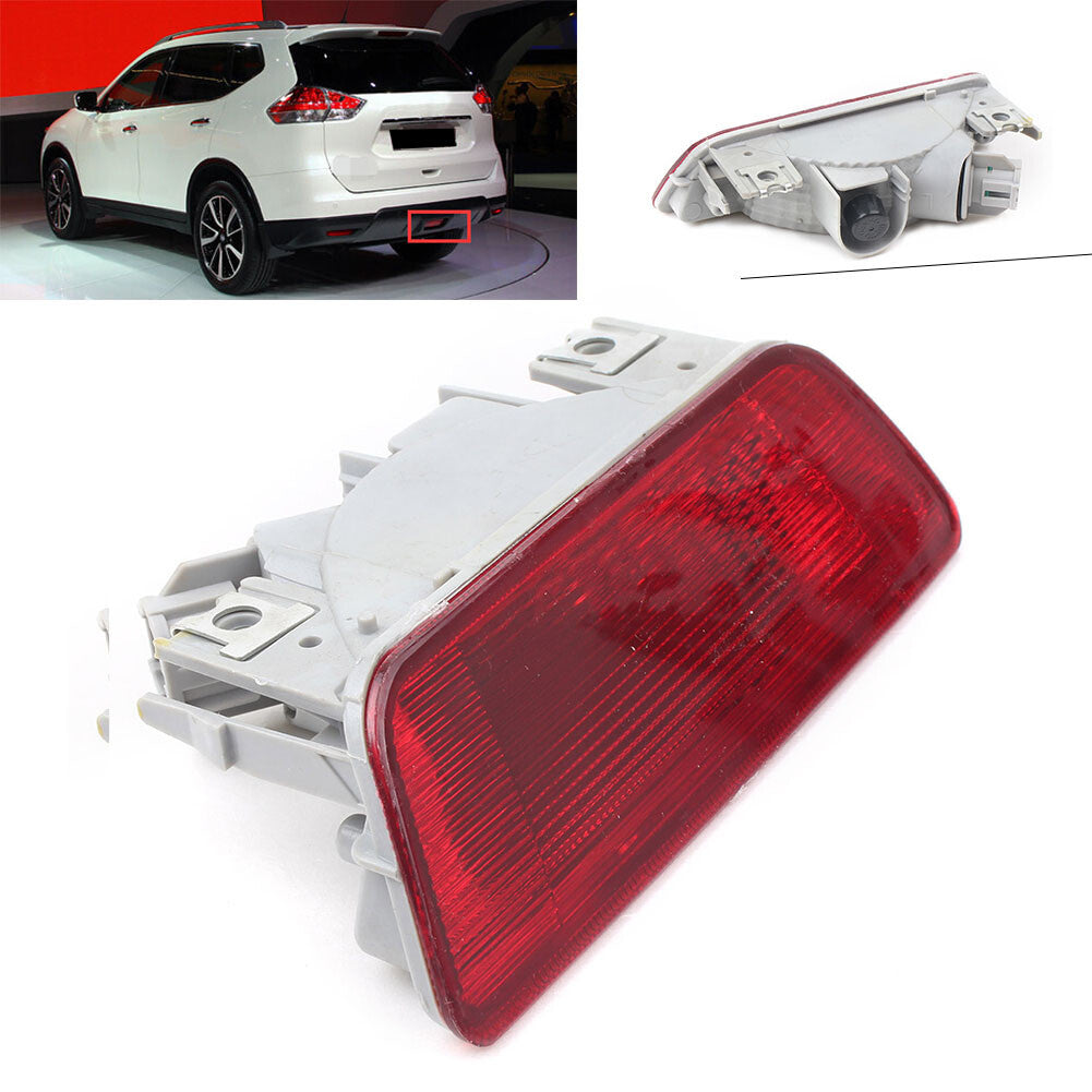 Rear Bumper Red Tail Brake Light Fog Lamp Fit for Nissan X-trail Rogue 2014-2016 15