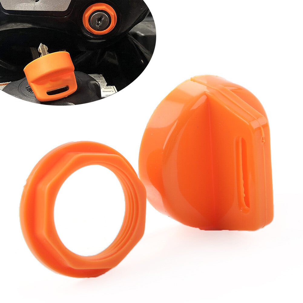 Ignition Key Cover w/Nut Fit for Polaris RZR XP 800-1000 Ranger Sportsman orange