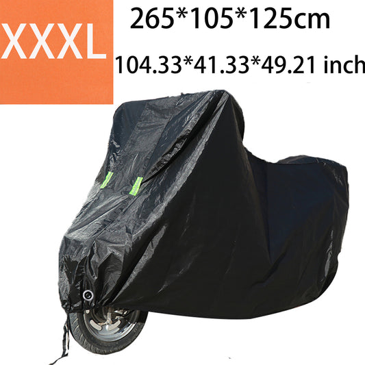 3XL Univereal Motorcycle Protective Case - Waterproof, Rain, Snow, UV Protection, Dustproof, Outdoor Protective Film