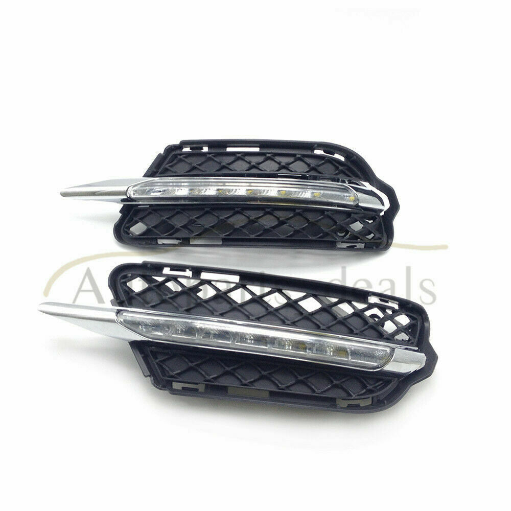 Pair for Mercedes Benz S-Class 2010-12 New LH+RH LED Daytime Running Fog Light