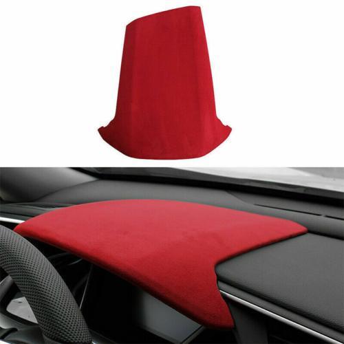 for Honda for Civic 16-21 DIY Red Suede Inner Dashboard Instrument Panel Cover Trim