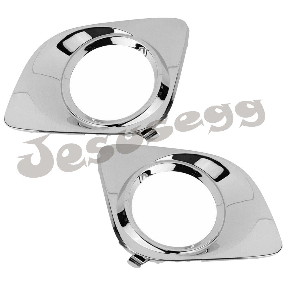 Front RHLH Fog Light Lamp Frame Cover Trim Fit For 2009-2012 for Toyota Venza Base