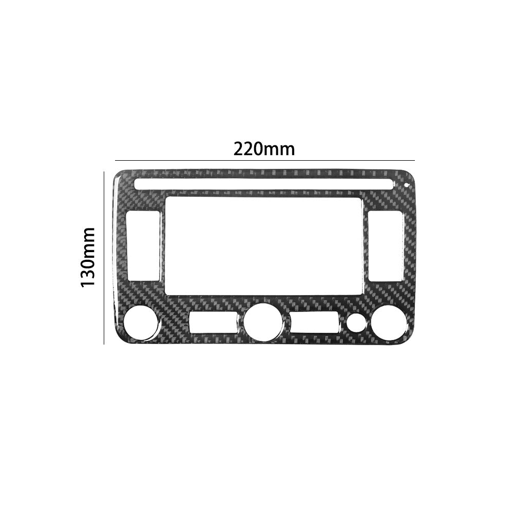 Carbon Fiber Radio With Navigation Trim for Volkswagen for Tiguan 2013-2017 TypeB