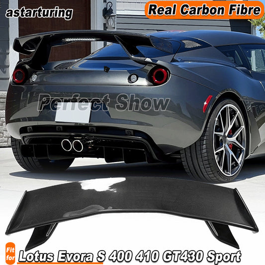 for Lotus Evora S 400 410 GT430 Sport 10-15 Carbon Fiber Rear Trunk Spoiler Wing