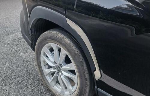 for Toyota for Corolla Cross 22-2024 Silver Steel Rear Wheel Eyebrow Arch Trim Cover