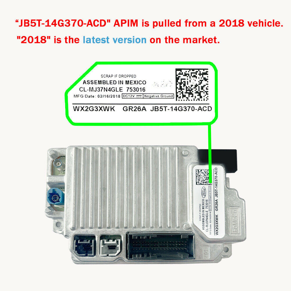 SYNC 2 to SYNC 3 Upgrade Kit APIM 2021 Map Carplay Android Auto for Ford for Lincoln