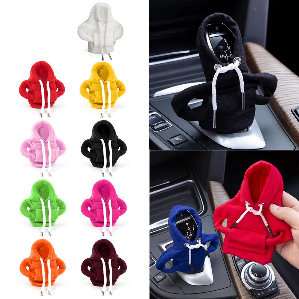 Car Gear Shift Cover for Mini Hoodie Gear Shift Cover for Car Shifter Interior Trim