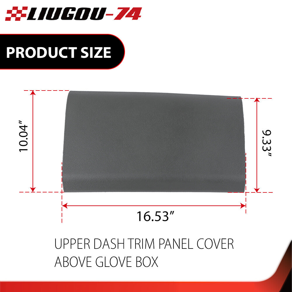 Right side dashboard trim panel cover, above glove box, gray, suitable for 04-08 for Ford F150