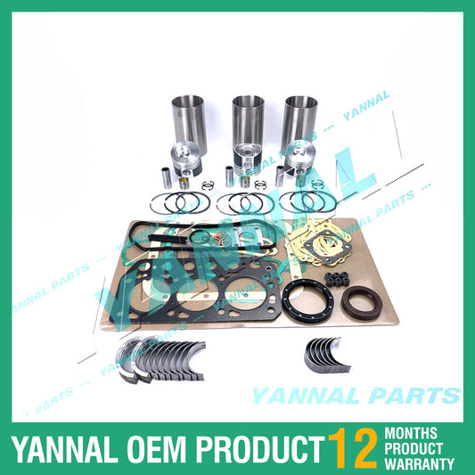 K3E-DI Overhaul and Rebuild Kit with Full Washer Bearing Kit for Mitsubishi Engines