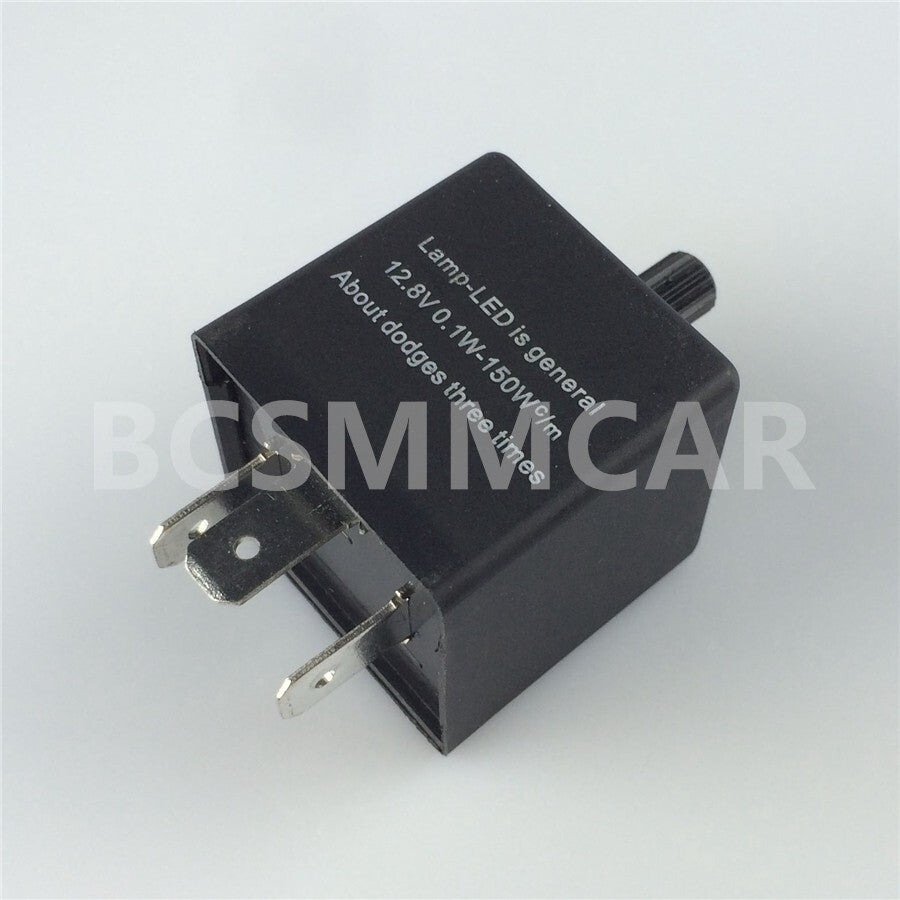 3 Pin Adjustable LED Indicator Relay For Car Turn Signal Flasher Waterproof