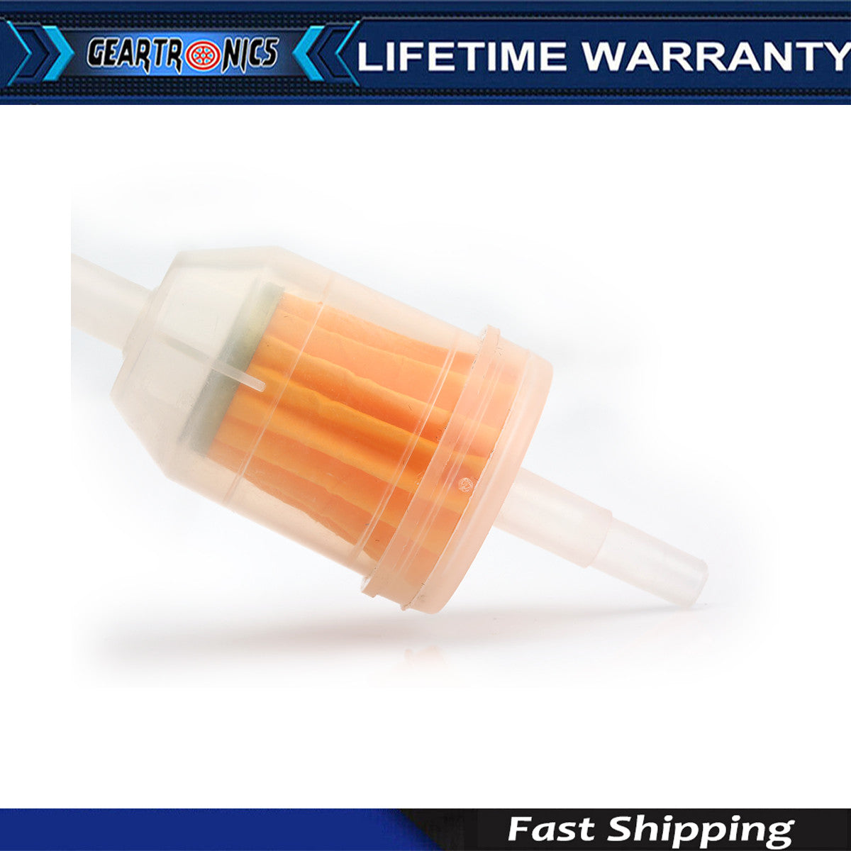 10PCS Motor Inline Gas Oil Fuel Filter Small Engine For 1/4 6-7mm Hose KY