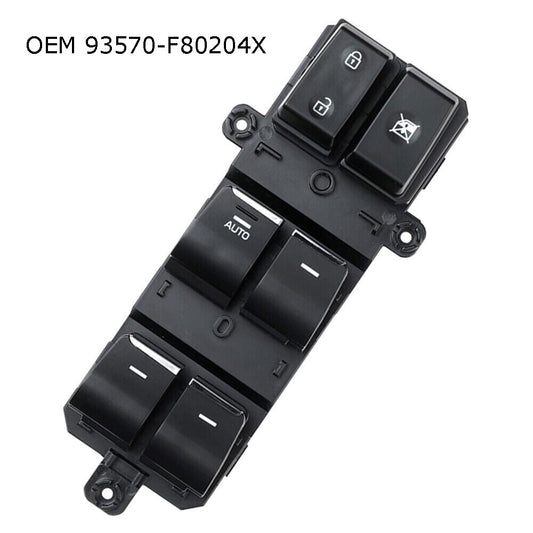 for Hyundai for Tucson 2015-2020 93570-F80204X BLACK MASTER POWER WINDOW SWITCH NEW