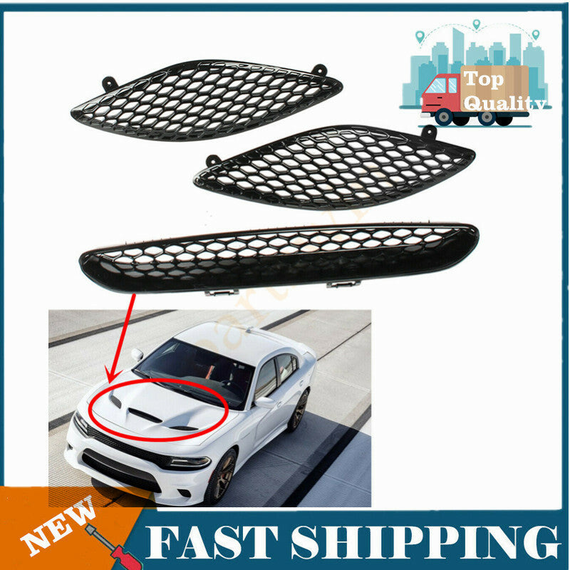 Bonnet front grille cover fits for Dodge SRT Hellcat charger 2015-2020