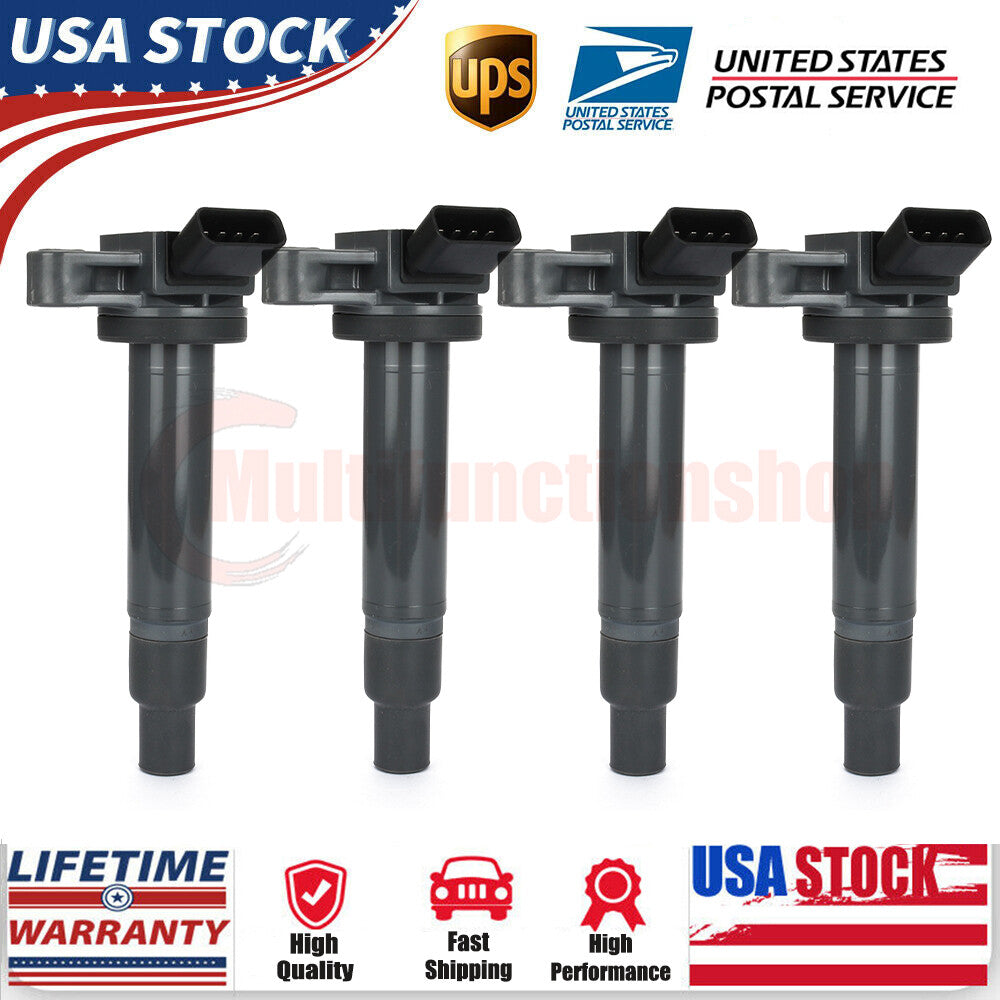 4-pack ignition coils suitable for Lexus for Toyota 4Runner Tundra 2001-2009 4.7L 90919-02230