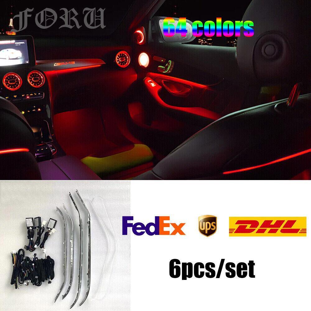 64-color Upgrade Harness Trims? for Mercedes W205 Ambient Light C-Class 2015+
