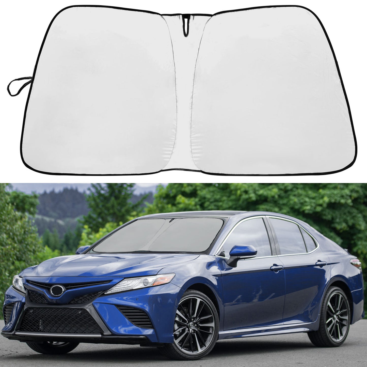 For 2018-2023 for Toyota for Camry Windshield Sun Shade UV Block Foldable Visor Cover