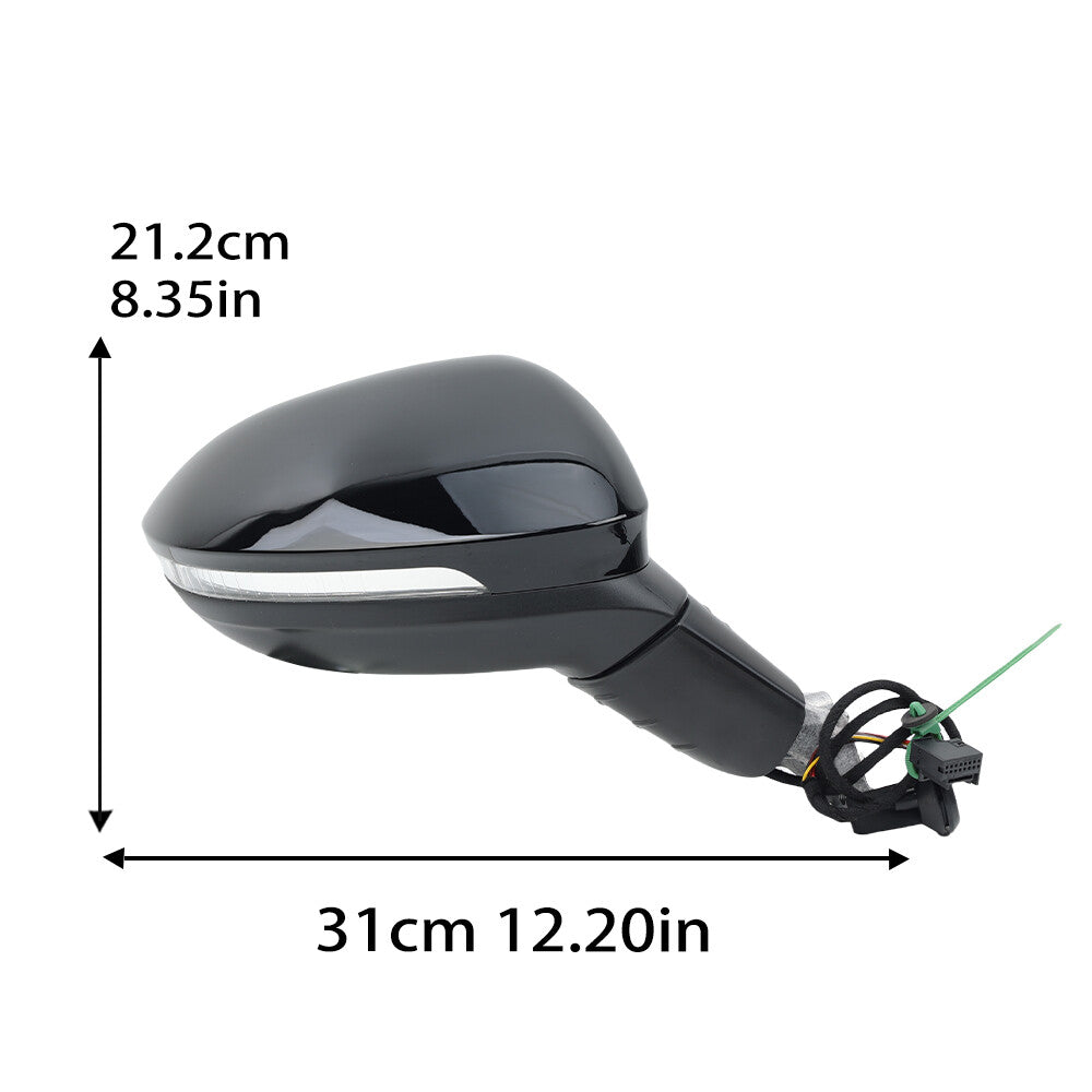 for VW for Golf 8 MK8 20-24 right exterior mirror mirror electric heater black