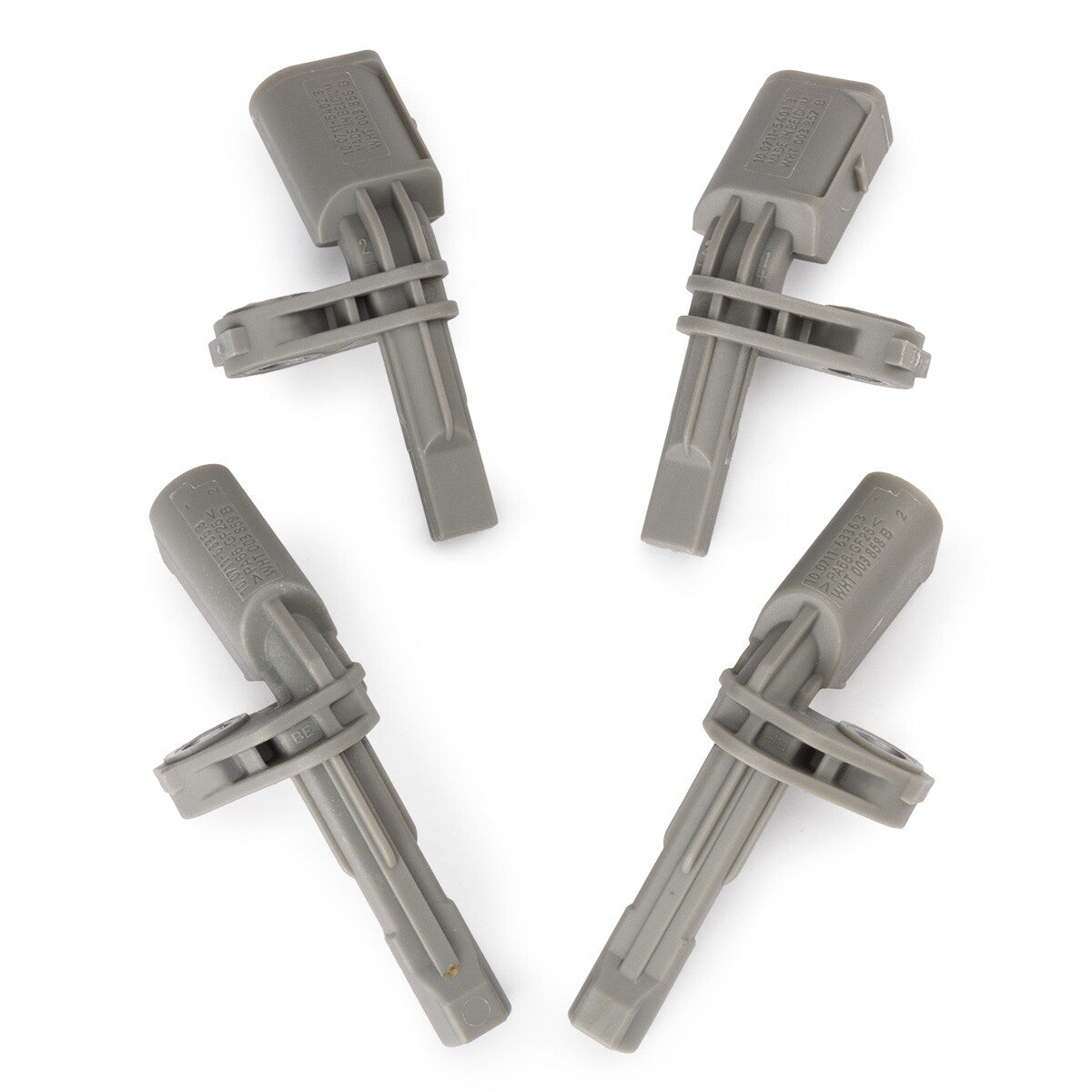 Four wheel speed sensors (WHT003856A, 857A, 858A, 859A) are suitable for Volkswagen for Passat , for Golf , for Audi A3, and TT.