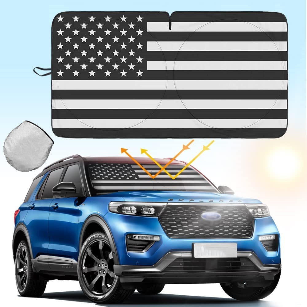 Accessories Flag Car Sedan SUV Windshield Sun Shade Shield Cover for Volkswagen