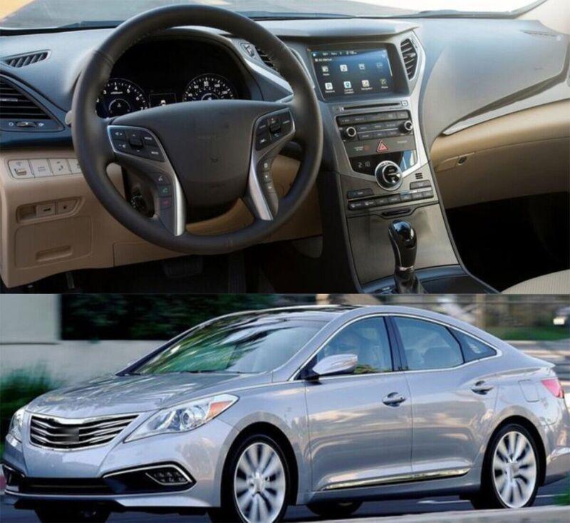 Leather dashboard cover, Dashmat dashboard mat/pad for Hyundai Azera 2012-2022