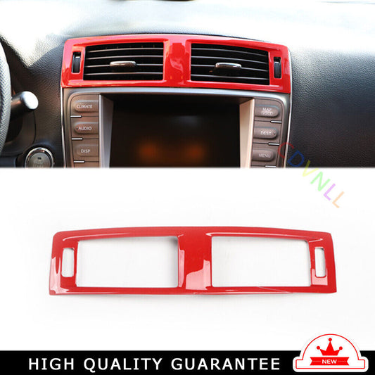 Inner Middle Air Outlet Vent Cover Trim 1PCS Fit for Lexus IS 2006-11 Bright Red
