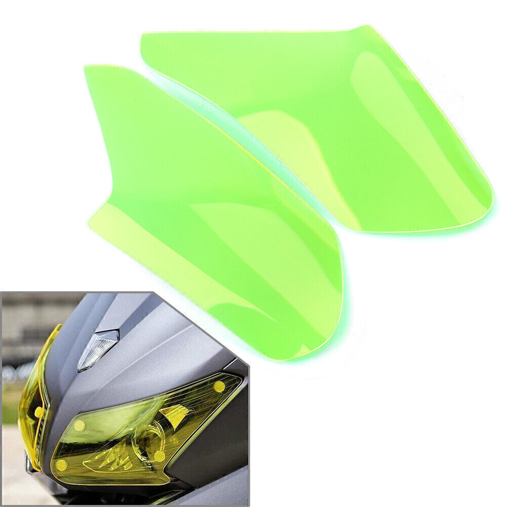Front Headlight Guard Shield Screen Lens Cover for YAMAHA T-MAX530 2013-14 Green