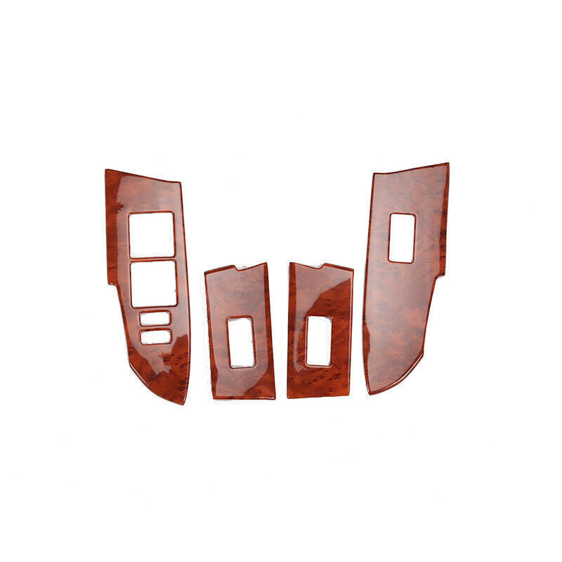 for Toyota for Corolla 14-2019 Peach Wood Grain Window Lift Lock Switch Panel Trims