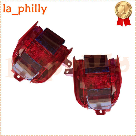 Pair Fit for 2013 2014 2015 for Lexus Lx570 Rear Left+RightSide Reflector Assy Red