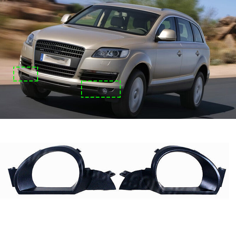 for Audi Q7 Pre-Facelift 2007-2009 Left Right Front Bumper Fog Light Cover Trim