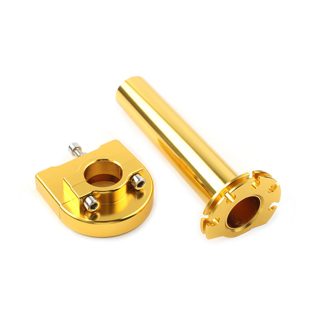 For Motorcycle Universal CNC 7/8in Turn Twist Throttle Handle Bar Throttle Tube