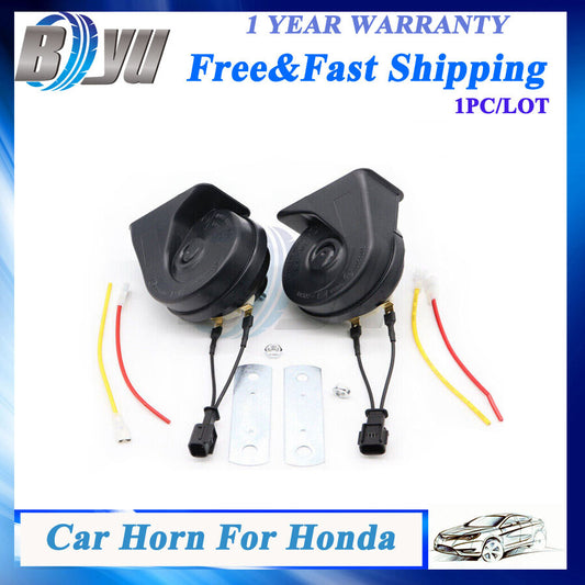 2x Car Auto Snail Horn 12V 110DB For New for Honda CR-V for CIVIC Accord Odyssey FIT